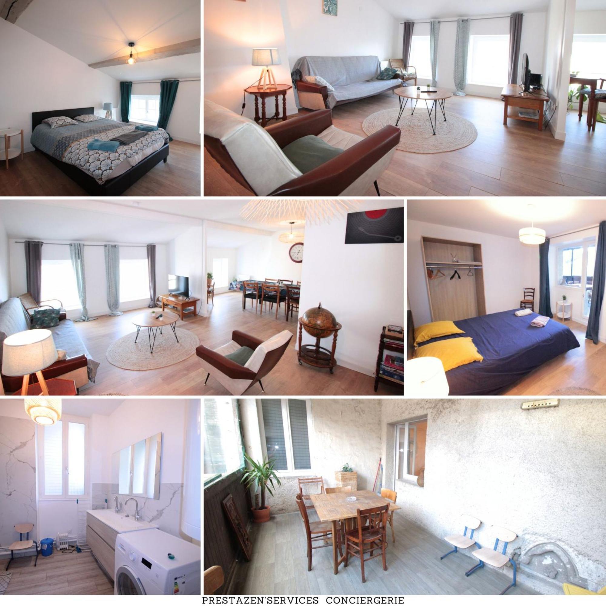 Logement Neuf "Meuse" - Hyper Centre - Parking Proche - Proche Gare - 4 Chambres - Terrasse Couverte - Wifi ! Gere Par Prestazen'Services Verdun-sur-Meuse Exterior foto